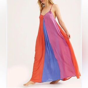 NWT free people mixin’ it up maxi dress